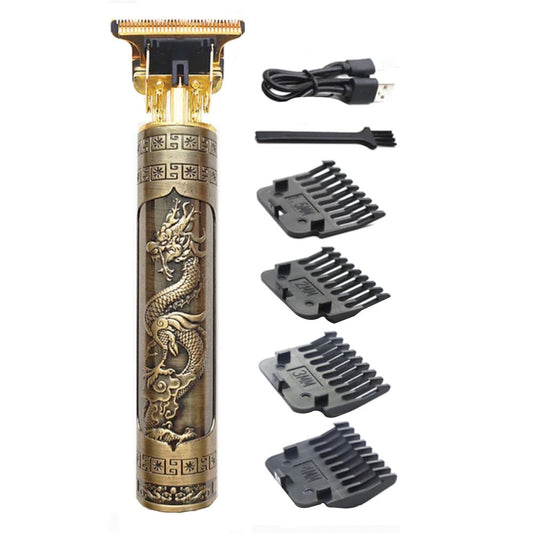 Masina de tuns, Par/Barba, 4 modele, Auriu, Lamele sunt din otel inoxidabil