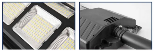 Lampa Solara Stradala Sau Gradina Cu Panou Solar incorporat 800W, De Exterior / Stalp, Lumina Neutra